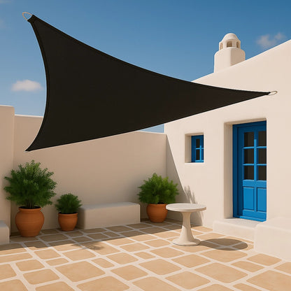 Πανί Σκίασης Τρίγωνο 280gsm Premium 5 x 5 x 5m Μαύρο
