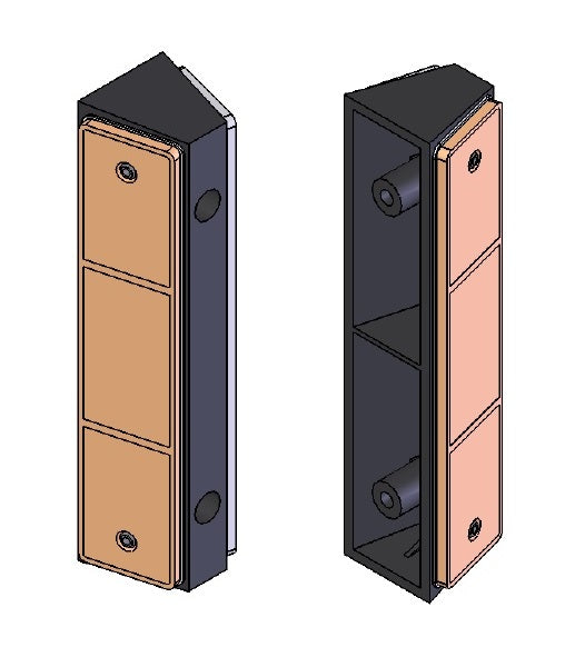 DOORADO Ανακλαστήρας Τοίχου Πλαστικός 180mm PARK DH DE5