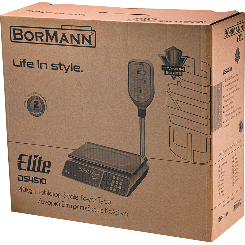 BORMANN ELITE DS4510 Ζυγαριά Επιτραπέζια 40Kg/10gr