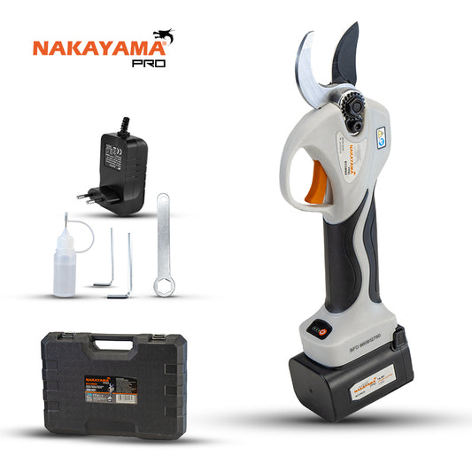 NAKAYAMA PRO EC1350 Ψαλίδι Κλάδου Μπαταρίας 16.8V, Brushless, Προοδευτική Κοπή 0-25/0-32mm, 740gr,