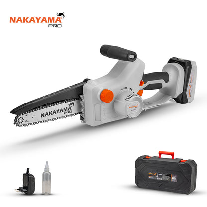 NAKAYAMA PRO EC1600 Κλαδευτικό Αλυσοπρίονο Μπαταρίας  21V, Brushless,Li-Ion, Λάμα 20cm, 1500gr