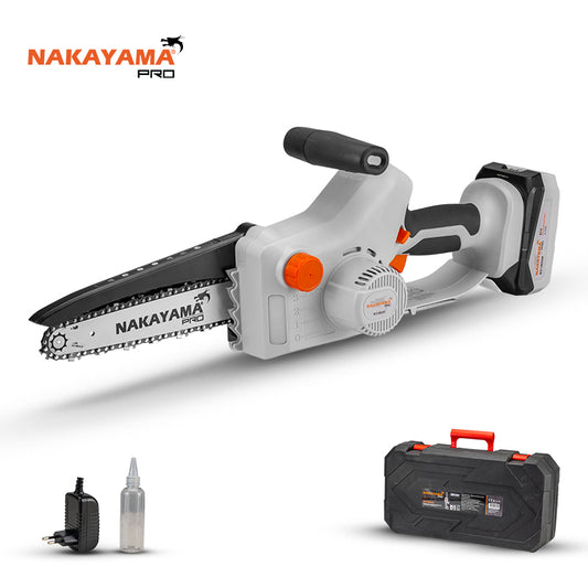 NAKAYAMA PRO EC1600 Κλαδευτικό Αλυσοπρίονο Μπαταρίας  21V, Brushless,Li-Ion, Λάμα 20cm, 1500gr