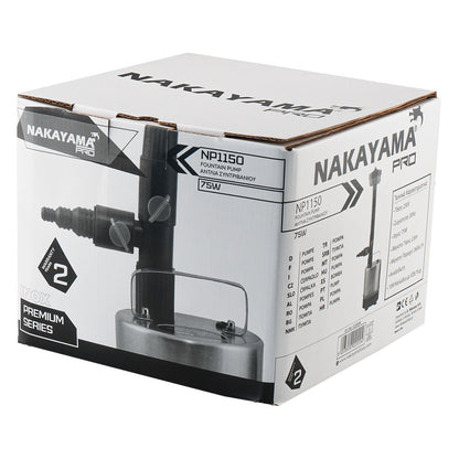 NAKAYAMA PRO NP1150 Αντλία Σιντριβανιού Inox 75W