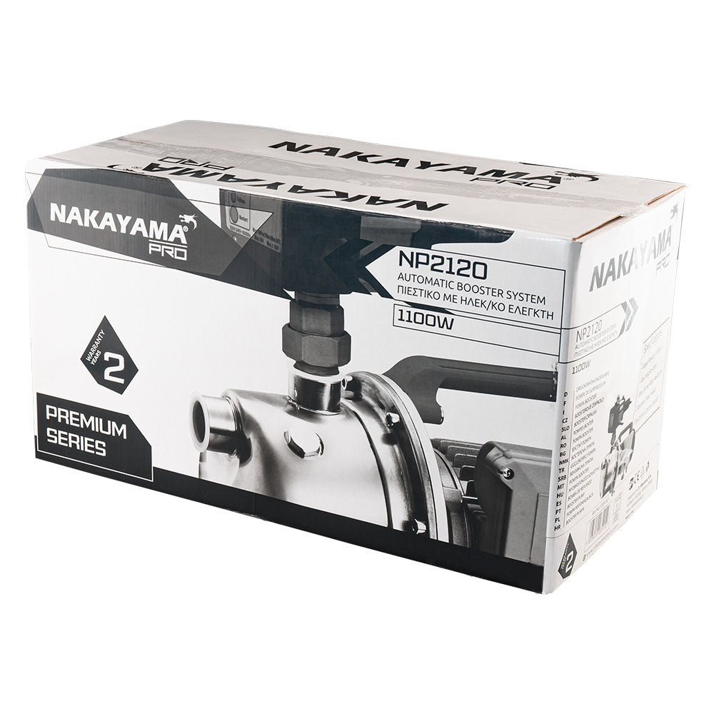 NAKAYAMA PRO NP2120 Πιεστικό Με Ηλεκτρονικό Ελεγκτή