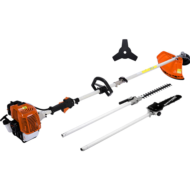 NAKAYAMA PS5170 Πολυμηχάνημα Βενζίνης 4 Σε 1, 51,7cc, 2,1Hp, Λάμα 25cm, Αλυσίδα 3/8Lp, 1,3mm