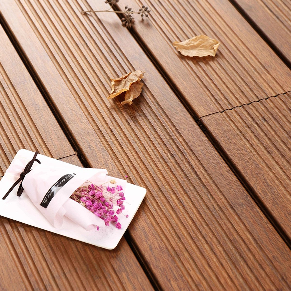 Bamboo Δάπεδο Εξωτερικού Χώρου 2×14×185 εκ. – Καφέ