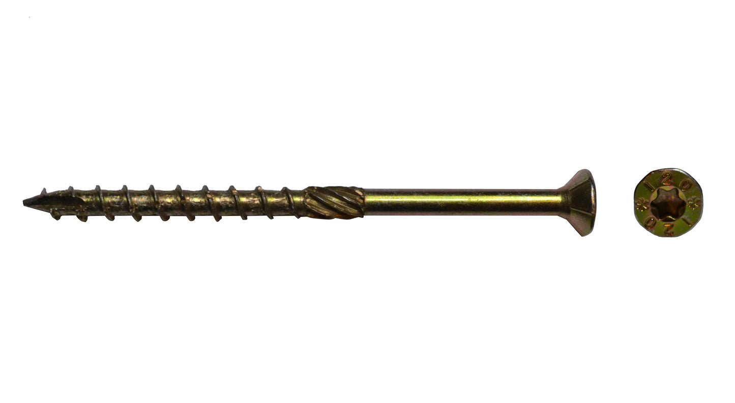 Νοβοπανόβιδα torx κίτρινη με σχίσιμο 130τεμ. 8x180mm