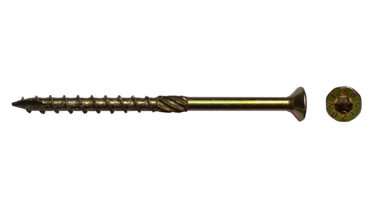 Νοβοπανόβιδα torx κίτρινη με σχίσιμο 130τεμ. 8x180mm