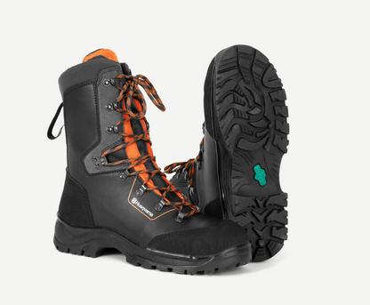 Μπότες Δερμάτινες Husqvarna με Προστασία από Αλυσοπρίονο Νo 39