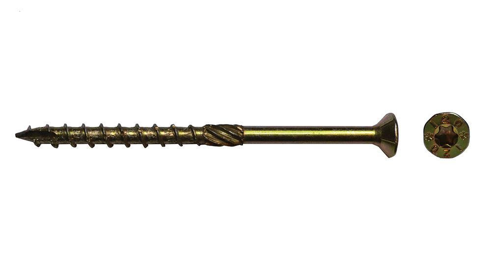 Νοβοπανόβιδα torx κίτρινη με σχίσιμο 200τεμ. 8x60mm