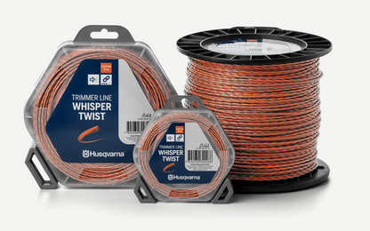 Μεσινέζα Husqvarna Whisper Twist 2,4 mm / 210 m Πορτοκαλί / Μαύρη