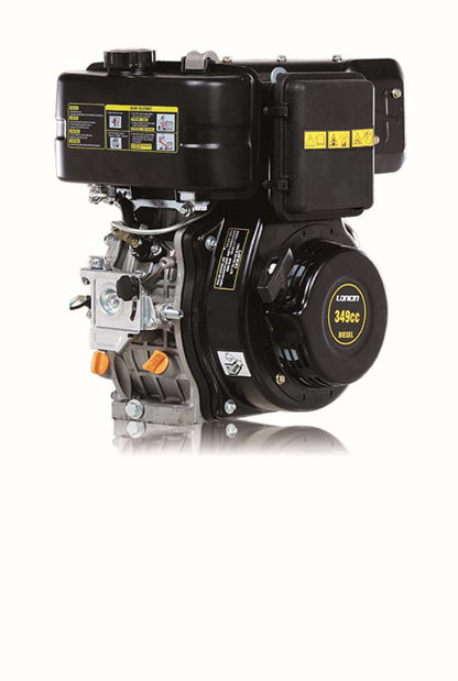 Κινητήρας Πετρελαίου Loncin D 350 F (Κοντός Άξονας)
