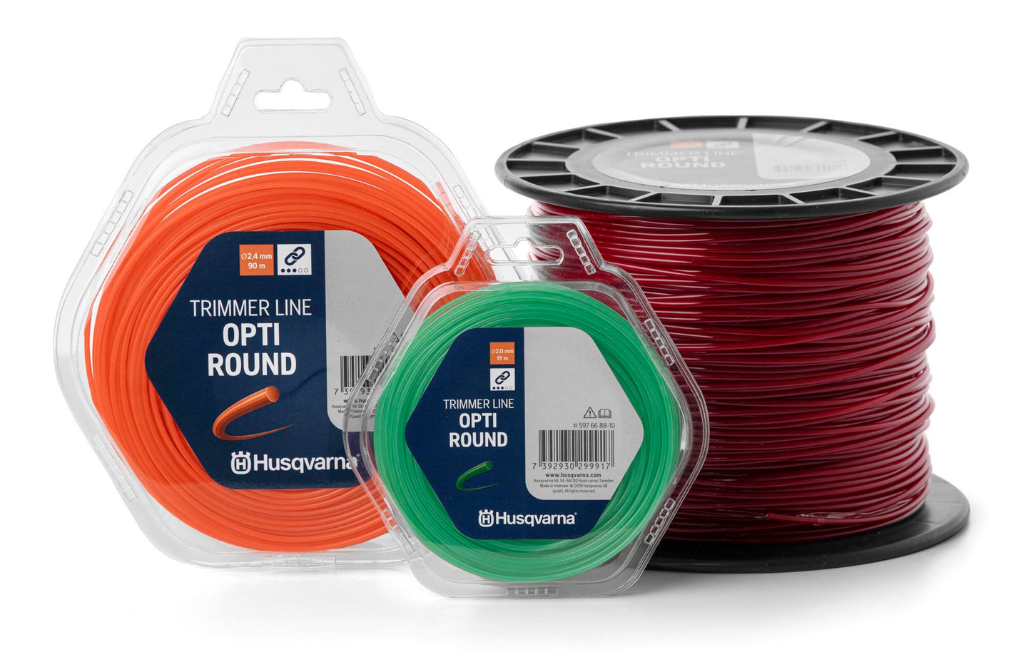 Μεσινέζα Βασικού Τύπου (Opti Round) Husqvarna 2 mm / 130 m Πράσινη