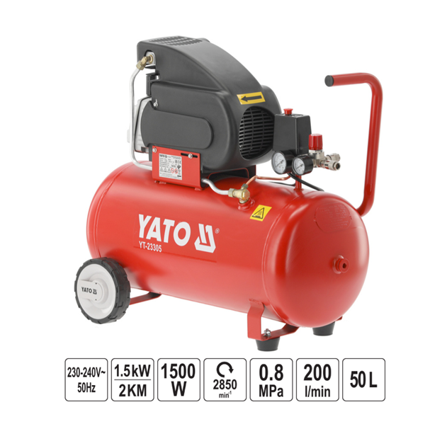 ΑΕΡΟΣΥΜΠΙΕΣΤΗΣ 50lt 2HP YT-23305