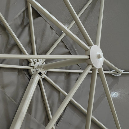 Premium Ομπρέλα Κήπου 3x3.5m Μπεζ Taupe