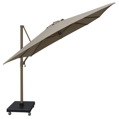 Premium Περιστρεφόμενη Ομπρέλα Κήπου 2.6x3.5m Μπεζ Taupe