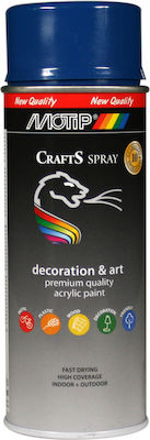 Χρώμα Spray crafts Μπλε Ηλεκτρίκ RAL5002 Motip 400 ml