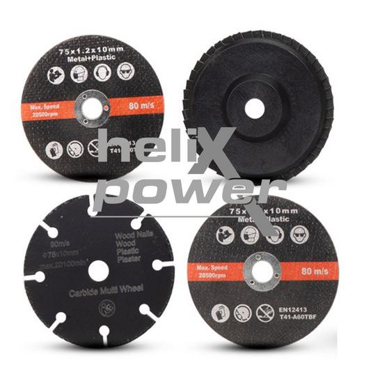 ΑΝΑΛΩΣΙΜΑ ΣΕΤ 4ΤΜΧ ΔΙΣΚΟΙ ΓΙΑ ΤΡΟΧΟ 7600102 HELIX