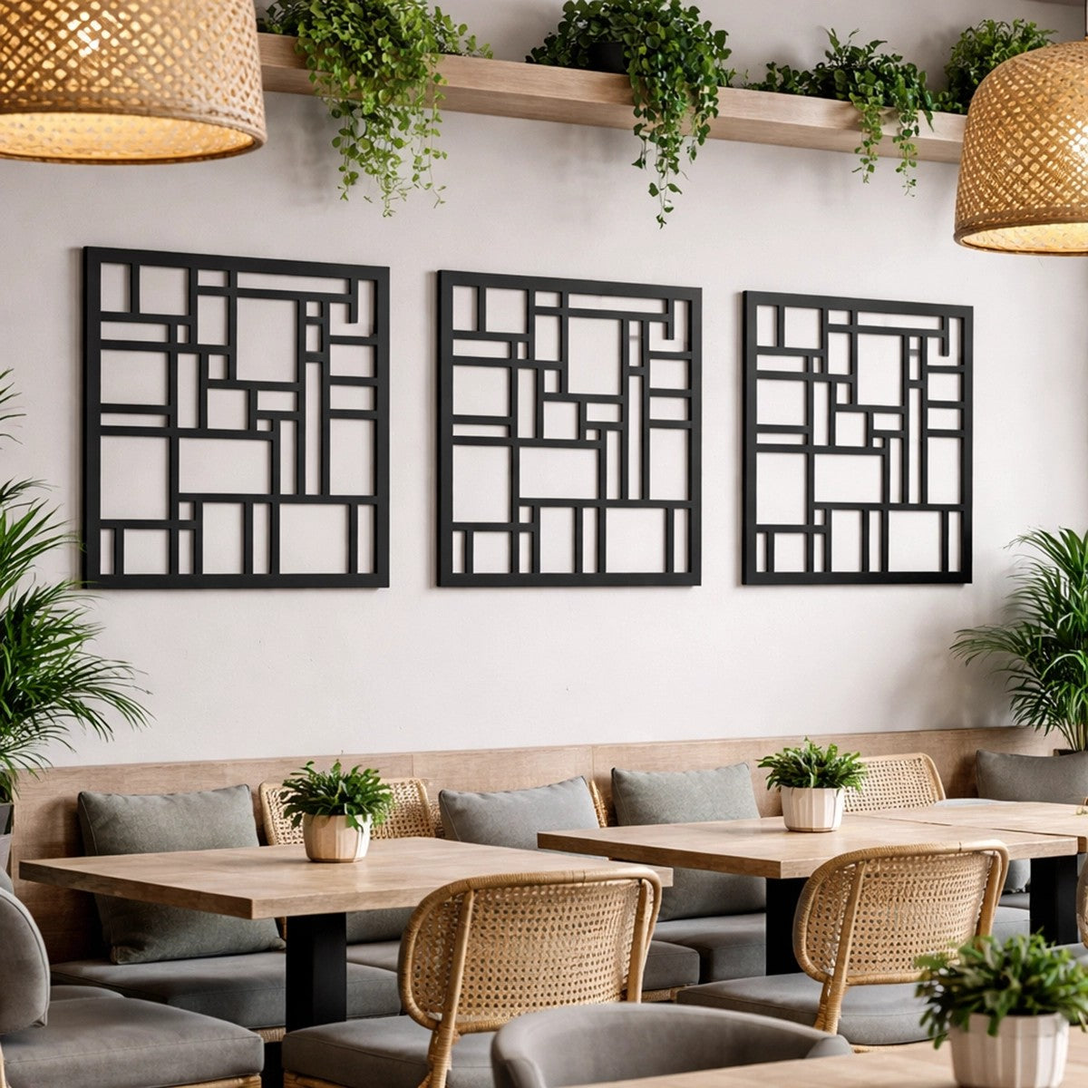 Πάνελ Διακόσμησης Τοίχου Tiles 57 x 57 εκ.