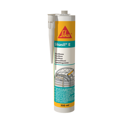 SIKASIL Ε ΣΙΛΙΚΟΝΗ ΤΖΑΜΙΩΝ ΑΝΤΙΜΥΚΗΤΙΑΚΗ 300ml - ΛΕΥΚΟ-ΧΡΩΜΑ 707850