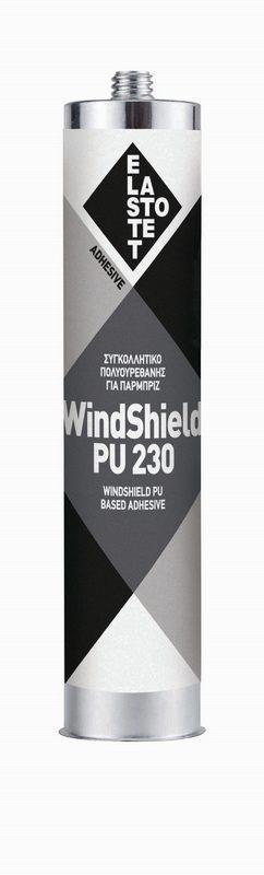 Παρμπριζόκολλα με βάση πολυουρεθάνη WINDSHIELD PU 230 12τεμ φύσιγγα 310ml μαύρο P.00383