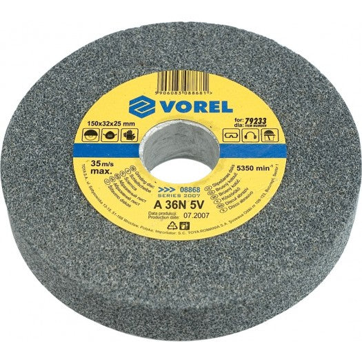 ΔΙΣΚΟΣ ΤΡΟΧΙΣΜΑΤΟΣ 150MM VOREL 08865 ΙΣΙΟΣ 21108865