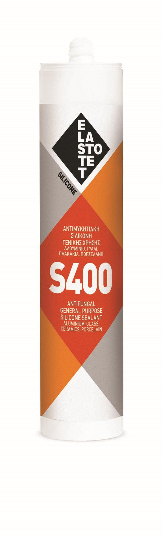 Σιλικόνη γενικής χρήσης S-400 12τεμ φύσιγγα 280ml μαύρη P.00540