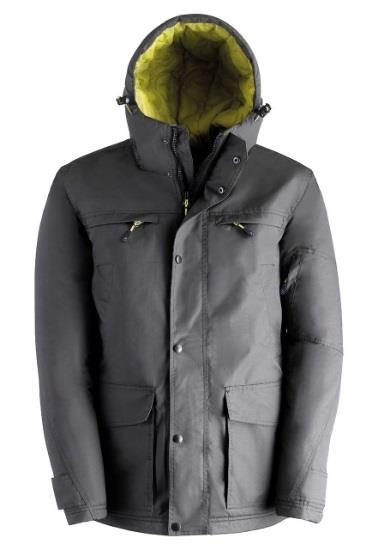 Μπουφάν PARKA SLICK γκρι XL 36732