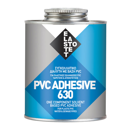 ELASTOTET PVC ADHESIVE 630 ΔΙΑΦΑΝΟ - 500ML-ΣΥΣΚΕΥΑΣΙΑ 151612