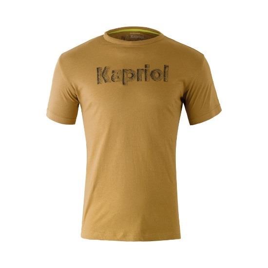 Μπλούζα t-shirt κάμελ ΧΧL 35784