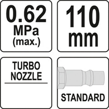 ΠΙΣΤΟΛΙ ΑΕΡΑ ΜΑΚΡY TURBO  YT-23723 20023723