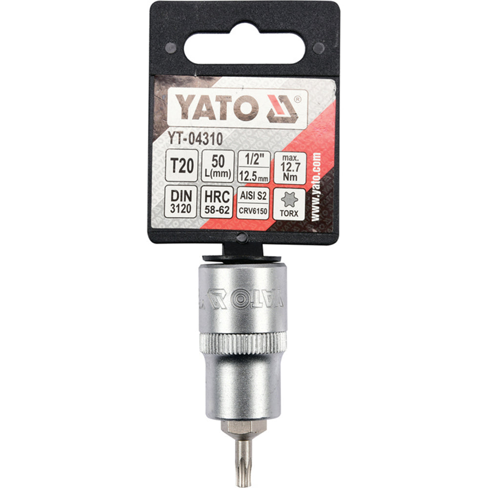 YATO ΚΑΡΥΔΑΚΙ 1/2 TORX - Τ55-ΔΙΑΣΤΑΣΗ 20004317