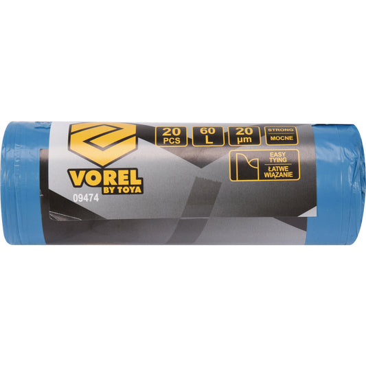 ΣΑΚΟΥΛΕΣ ΑΠΟΡΡΙΜΜΑΤΩΝ 120L 30μΜ ΜΠΛΕ VOREL 09465 21109465
