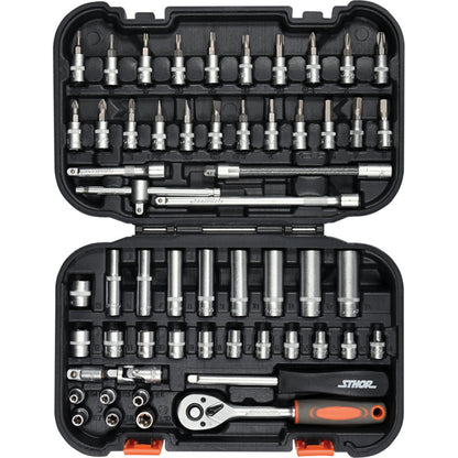 ΚΑΣΕΤΙΝΑ ΚΑΡΥΔΑΚΙΑ 1/4" ΣΕΤ 56ΤΜΧ. STHOR 58643 22058643