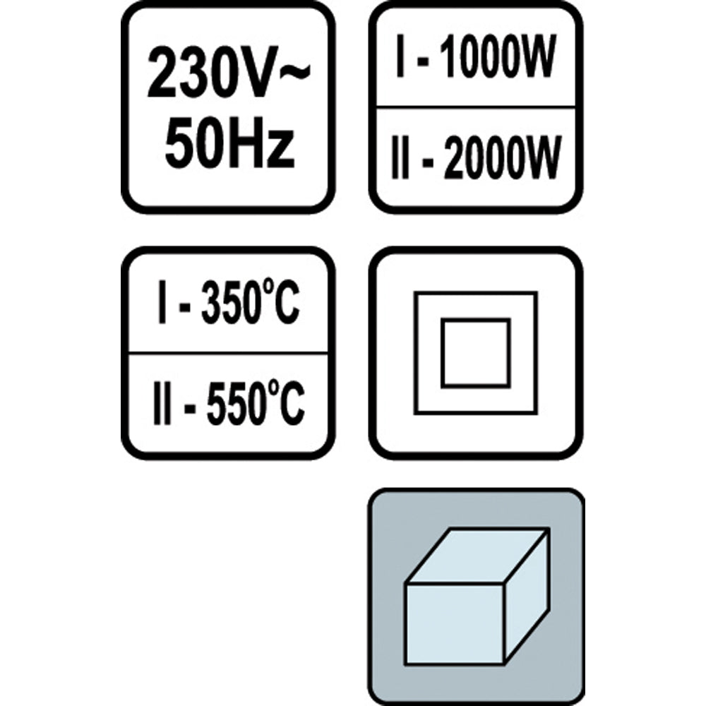 ΠΙΣΤΟΛΙ ΘΕΡΜΟΥ ΑΕΡΑ 2000W STHOR 79320 22079320