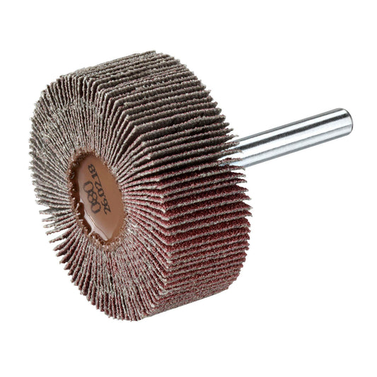 Γυαλόχαρτο πολύπτερο στρογγυλό με άξονα 6mm, κόκο 80g Φ50mm STA34041-XJ