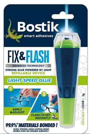 Κόλλα κυανοακρυλική ενεργοποίηση με φως 5gr και φακός 30613579