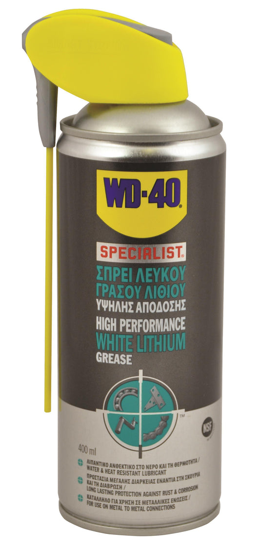 Σπρέι λευκού γράσου λιθίου  SMART STRAW 400ml 51391-01