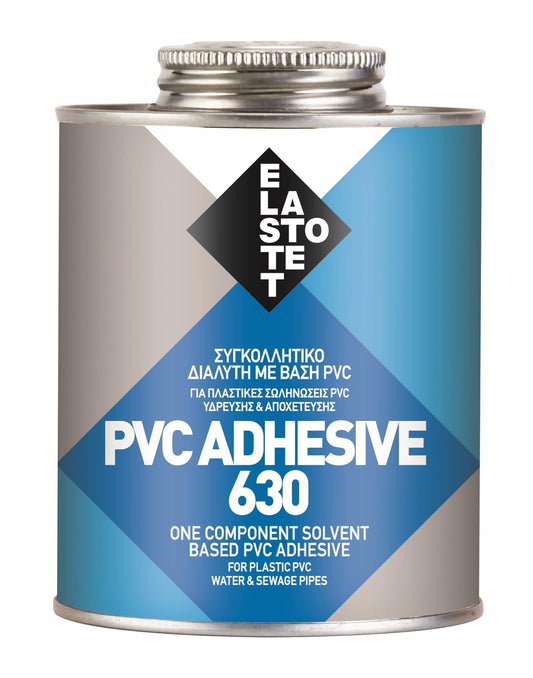Κόλλα PVC ADHESIVE 630 24τεμ. 250ml διάφανη E.00012