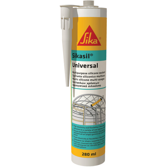 SIKASIL UNIVERSAL ΣΙΛΙΚΟΝΗ ΓΕΝΙΚΗΣ ΧΡΗΣΗΣ - ΛΕΥΚΟ-ΧΡΩΜΑ 449300