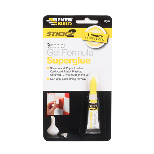 EVERBUILD SUPERGLUE GEL ΚΥΑΝΟΑΚΡΥΛΙΚΗ ΚΟΛΛΑ ΣΤΙΓΜΗΣ GEL 482348