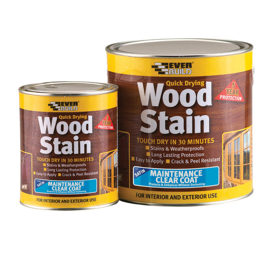 EVERBUILD WOOD STAIN ΠΡΟΣΤΑΤΕΥΤΙΚΗ ΒΑΦΗ ΞΥΛΟΥ - ΚΑΡΥΔΙΑ-ΧΡΩΜΑ, 750ML-ΣΥΣΚΕΥΑΣΙΑ 483230