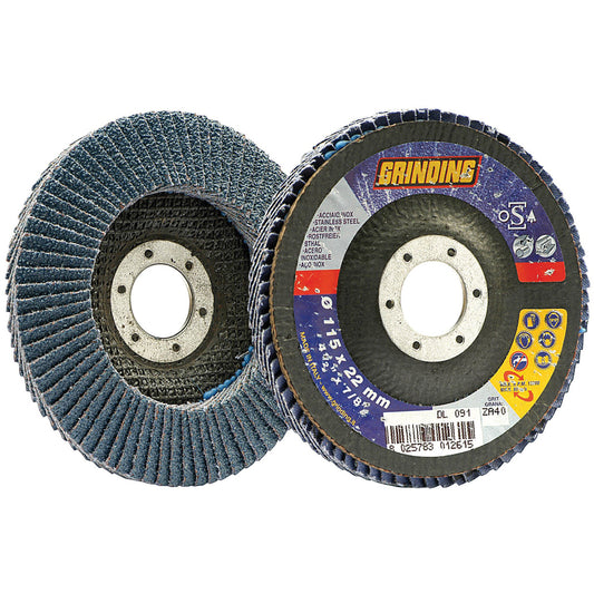 GRINDING ΔΙΣΚΟΣ ΦΤΕΡΟΥ ΖΙΡΓΚΟΝΙΟΥ - 40-GRIT, 125.0MM-ΔΙΑΜΕΤΡΟΣ 5500912540