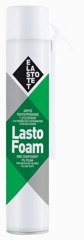 Αφρός πολυουρεθάνης, χειρός LASTOFOAM 12τεμ φιάλη 750ml P.00825