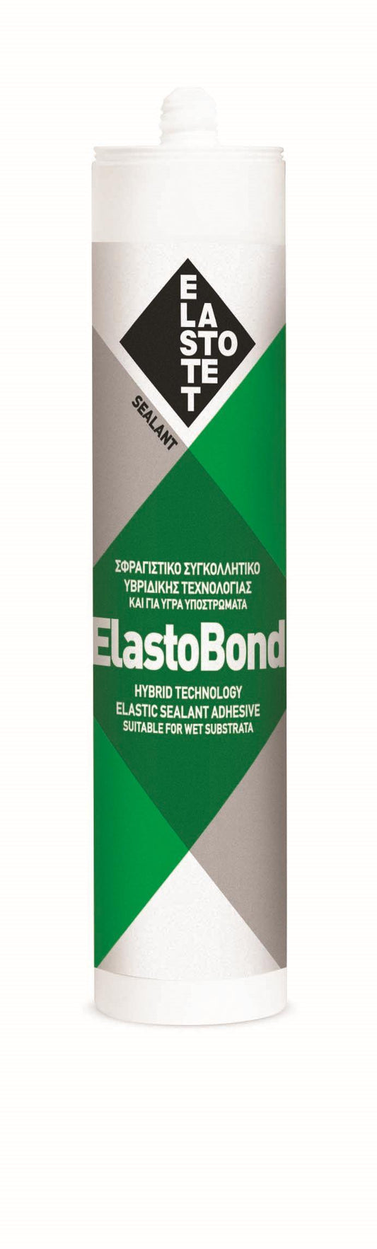 Συγκολλητικό υβριδικής τεχνολογίας ELASTOBOND CRYSTAL CLEAR 12τεμ. φύσιγγα 290ml διάφανο P.00681