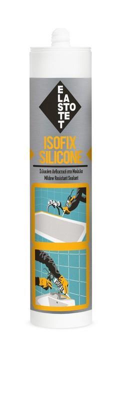 Σιλικόνη γενικής χρήσης ISOFIX SILICONE  25τεμ. φύσιγγα 260ml λευκή P.00947