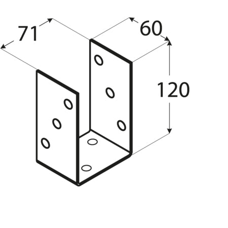 Βάση ξύλου U No 7 4832