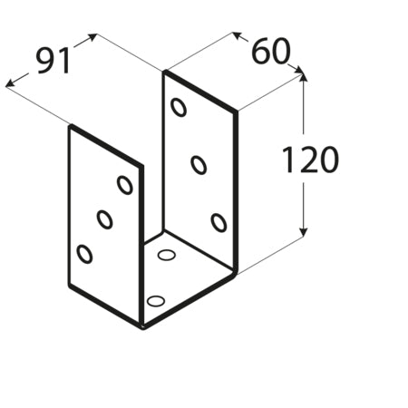 Βάση ξύλου U No 12 4836