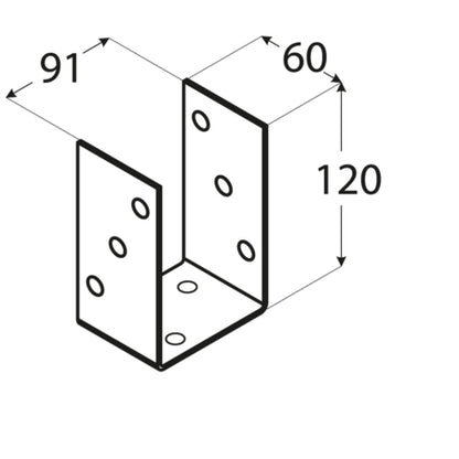 Βάση ξύλου U No 12 4836