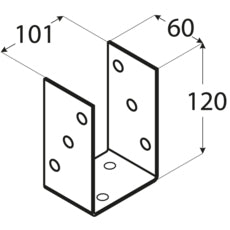 Βάση ξύλου U No 12 4836
